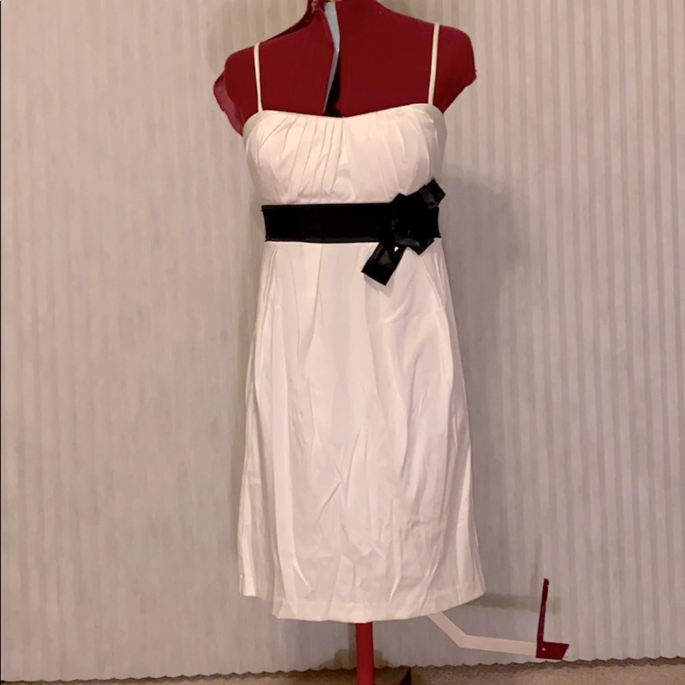 White cocktail dress